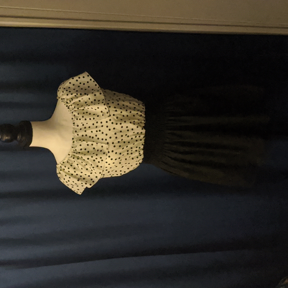 Cute black and white dress